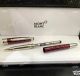 Faux Montblanc Le Petit Prince Rollerball Red Barrel Silver Clip (3)_th.jpg